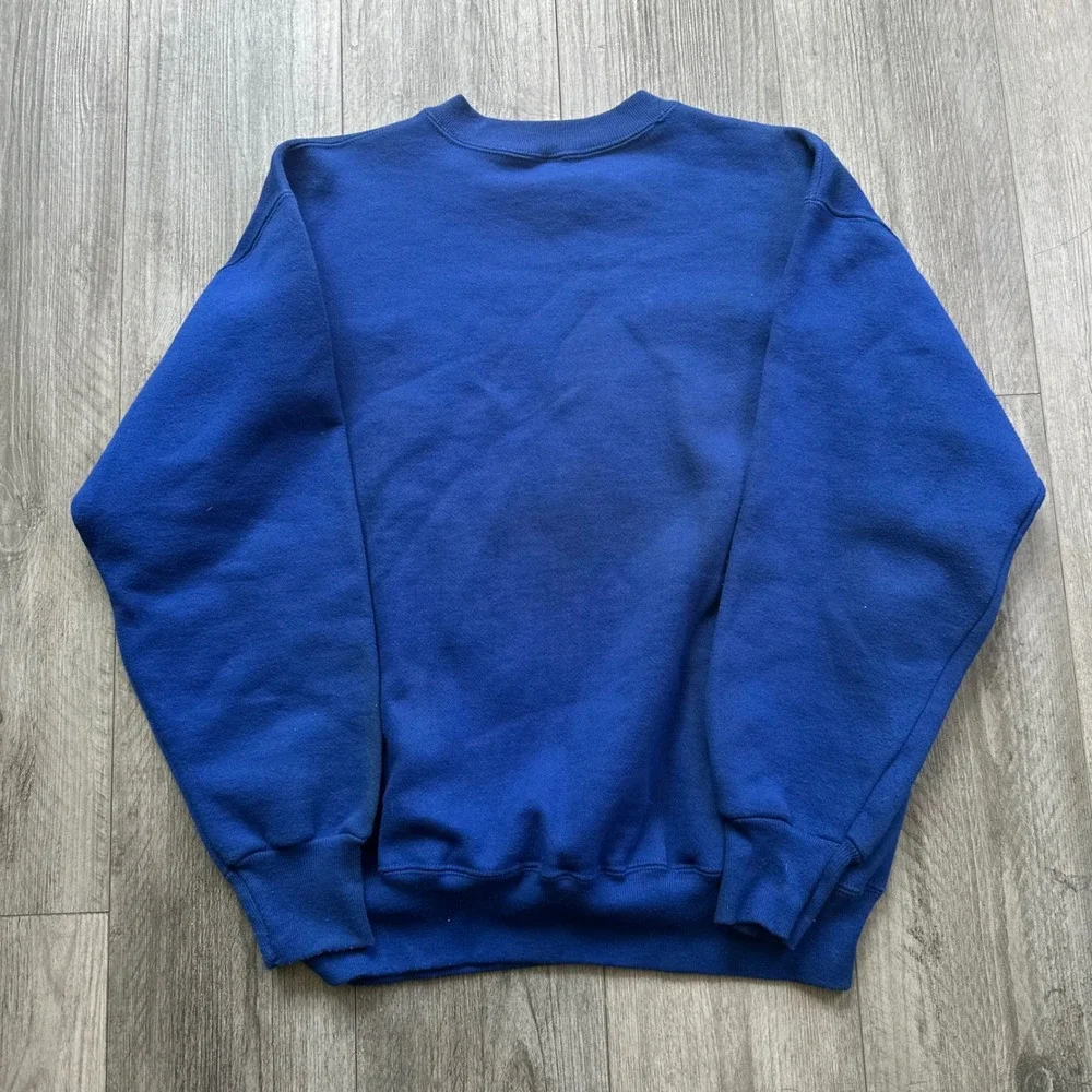 Vintage 80s/90s Yale University Champion Crewneck Sweatshirt Blue mens Large